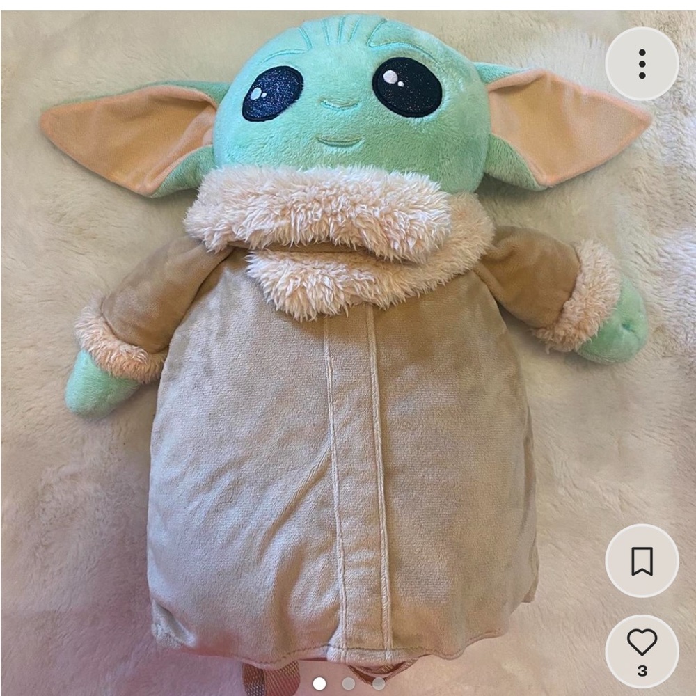 Baby yoda plush backpack